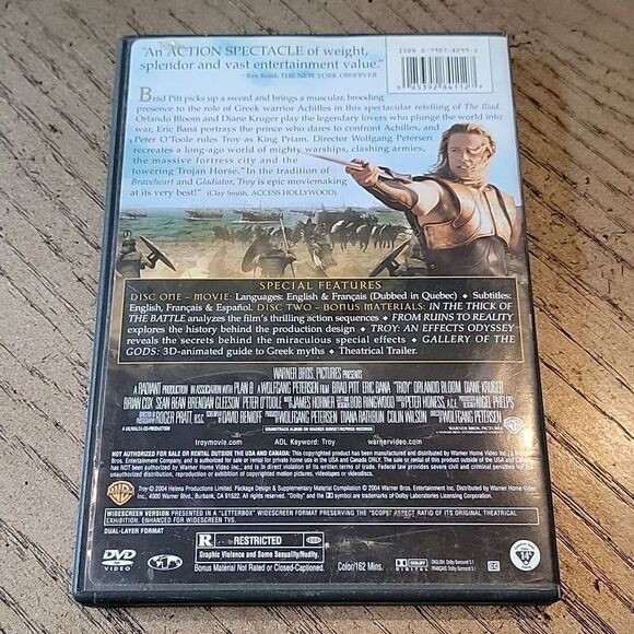 TROY 2 Disc wide-screen edition DVD - Picture 2 of 5